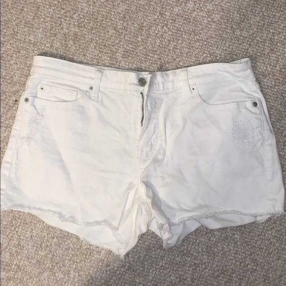 GAP Pants - White Jean Shorts